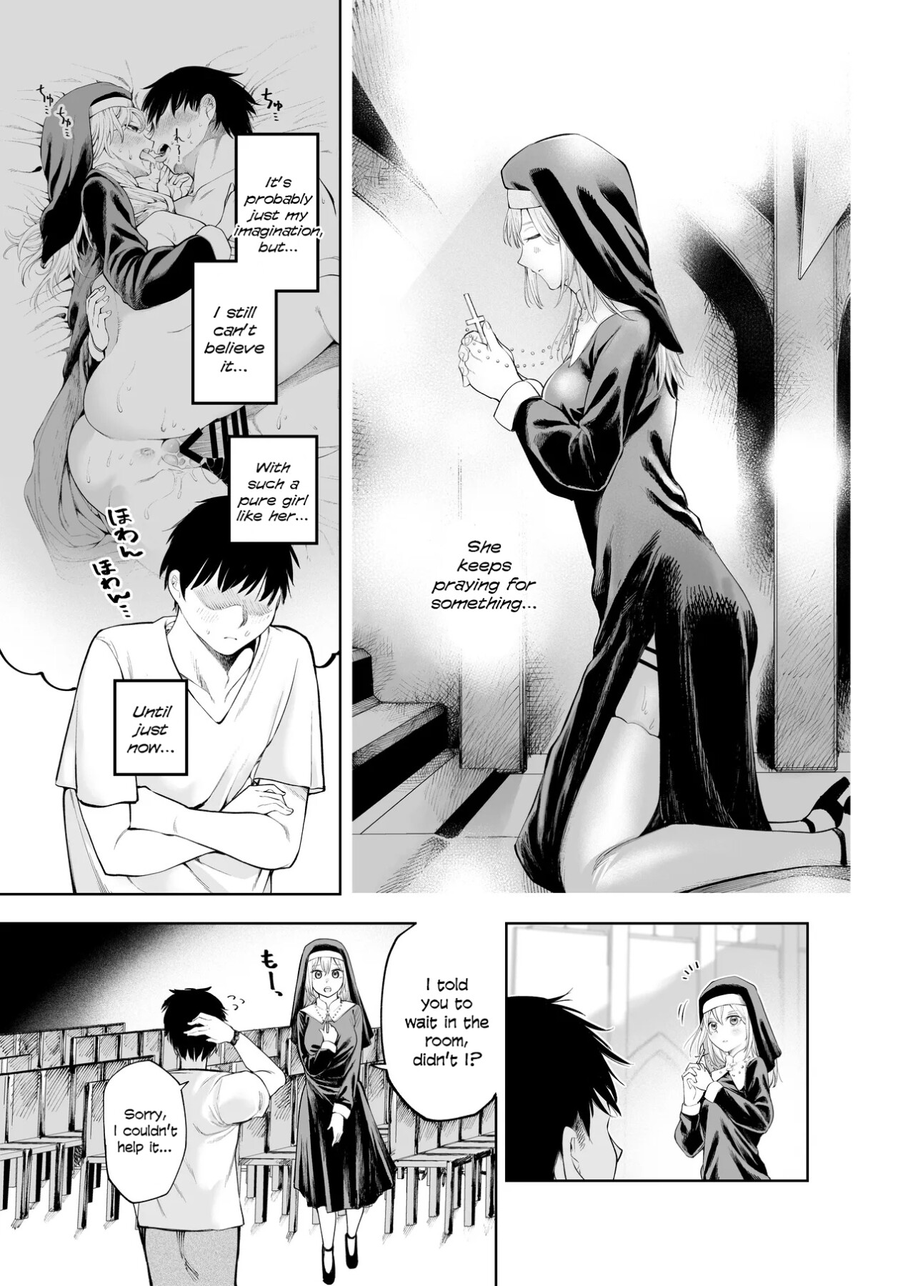 Hentai Manga Comic-Until I fell into depravity with the nun-Read-22